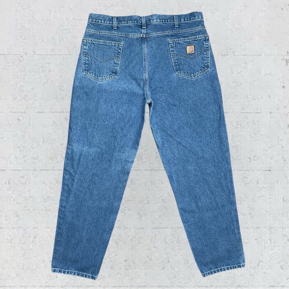 Carhartt Relaxed Fit Denim Blue Jeans Mens 40X32 Work 817 DST